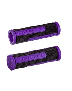 Грипсы велосипедные 110 мм черно фиолетовый РТ266С Х76786 Novatrack