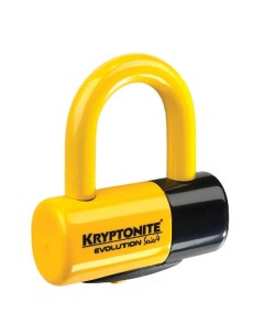 Велосипедный замок U locks Evolution Disc Lock U lock на ключ 14 х 48 х 54 мм желтый 66841 Kryptonite