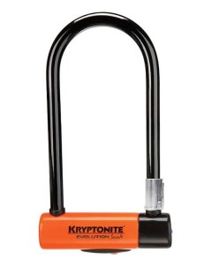 Велосипедный замок Evolution Standard w FlexFrame U bracket U lock на ключ с креплением 720018002130 Kryptonite