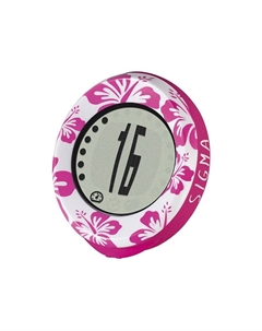 Велокомпьютер SIGMA MY SPEEDY ALOHA, 4 функции, беспроводной, розовый, 03007 Sigma