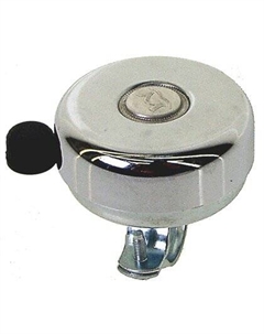 Звонок сталь D=59мм сильный звук защита от дождя серебристый 5-420011 M-wave