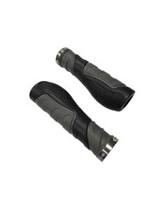 Ручки на руль для велосипеда AGR Ergo 20 130мм резиновые черно-серые 8-33452040 Author