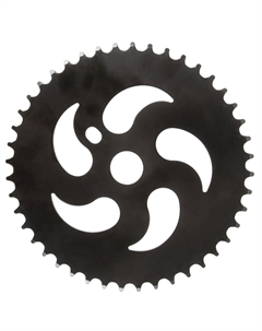 Система/звезда для велосипеда BMX сталь 44зуб. 1/2х1/8" черная 5-359395 M-wave