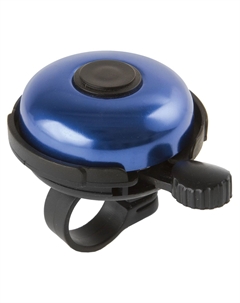 Звонок велосипедный, сталь/пластик, ø53мм, быстрое крепление, черно-синий, 00-170722 M-wave