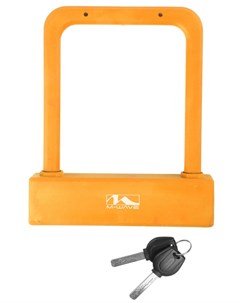Велосипедный замок U lock на ключ 175 х 205мм оранжевый 5 231097 M-wave