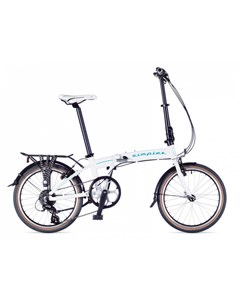 Рама велосипедная алюминиевая складная с замком для Simplex 2015 белая 8 2015002 Author