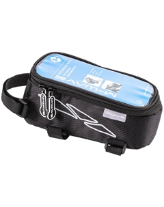 Сумочка/чехол+бокс на вело раму, для смартфона, 170х80х80 мм, влагозащитная, черная, 5-122375 M-wave