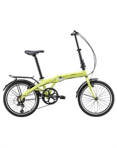 Складной велосипед Jam 20 1 V 11 зеленый черный белый 2023 Stark