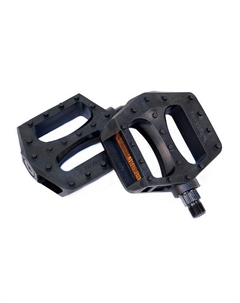 Педали велосипедные FP-807B, детские, пластиковые, ось 1/2", черный, FP-807B black Feimin