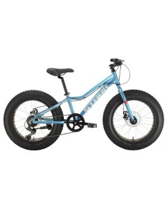 Детский велосипед Rocket Fat 20 1 D 20 голубой белый 2022 HQ 0009504 Stark