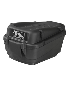 Сумка/бокс, на багажник, V=5л, 27х20х15см, размер S, пластик, пыле/влагозащита, черная, 5-122464 M-wave