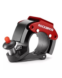 Звонок велосипедный D22 2 мм черный с красным RB_34210009001 Rockbros