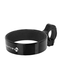 Флягодержатель кольцо на руль, алюминий, крепление на руль 22-28мм, черный, 5-340150 M-wave