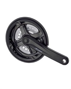 Система шатунов велосипедная 24 34 42T 160MM ALLOY CRANK под квадрат черный TA CQ01 24 34 42T 160MM Prowheel