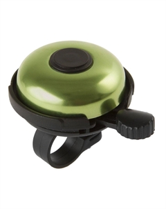 Звонок велосипедный, алюминий/пластик, D=53 мм, черно-зеленый, 5-420155 M-wave