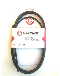 Рубашка троса переключения СLARK'S IGOC4, 2000мм, для заднего переключателя MTB/Road, с 10 заглушками, черный, 3-608 Clarks