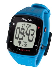 Часы спортивные SPORT iD RUN HR пульсометр голубые 24910 Sigma