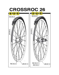 Обод велосипедный Crossroc Disc 29 14Н задний передний 36692915 Mavic