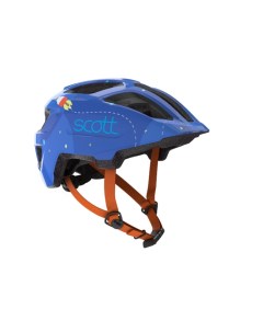 Шлем велосипедный Spunto Kid blue orange onesize 50 56 см 2019 270115 1454 Scott