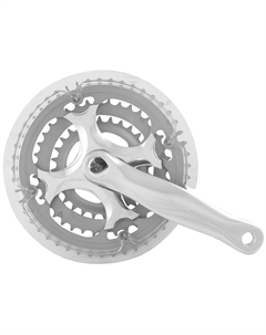 Система шатунов велосипедная, 7/8 скоростей, алюминиевые шатуны 170мм, стальные звезды 28х38х48 зуба, 5-351242 M-wave