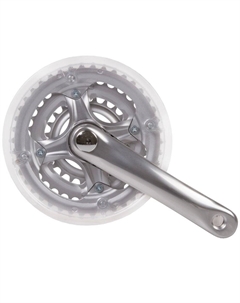 Система шатунов 7-8 скоростей, алюминий/сталь 24/34/42 зубов, с защитой, шатуны 165мм/для 24", 5-35124 M-wave