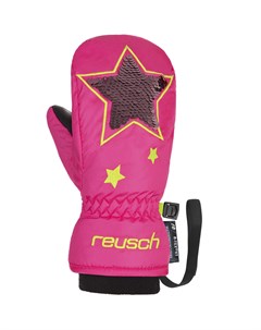 Варежки Halley R Tex XT Mitten Knockout детские 2021 2022 Pink Safety Yellow Reusch