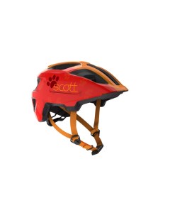Шлем велосипедный Spunto Kid red orange onesize 50 56 см 2019 270115 1045 Scott