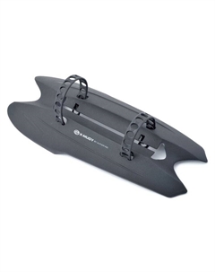 Крыло-щиток универсальное X-Mudy пластик, переднее на раму, быстросъемное, черное 8-16150025 Author