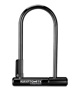 Велосипедный замок Keeper 12 Std w bracket U lock на ключ с креплением черный 119051 Kryptonite