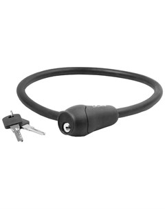 Велосипедный замок тросовый, на ключ, 12 х 600мм, ЧЕРНЫЙ (60), 5-231040 M-wave