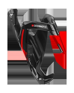 Флягодержатель велосипедный Custom Race Plus, чёрный / красная, 0140657 Elite