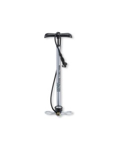 Насос велосипедный напольный с манометром высокого давления Presta Schrader серебристый без упаковки Giyo