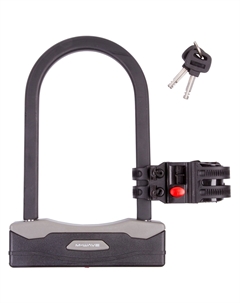 Велосипедный замок, U-образный, тросовый, 165 х 247 мм, трос 8 х1800, 5-234012 M-wave