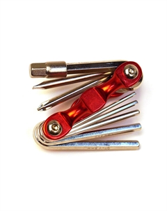 Мультитул велосипедный 9 в 1, 7 шестигранников+2 отвертки, KL-9833B Kenli