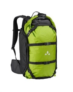 Рюкзак велосипедный Trailpack на плечо большой black green 14296 Vaude