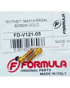 Болт велосипеда для крепления тормозной ручки R1/TH1 Eragl RED 4xM14 GOLD, FD-V121-05 Formula