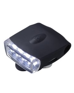Фонарь передний WhiteLite DX USB Safety Light чёрный белый свет TMS040B Topeak
