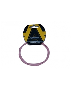 Трос велосипедный, Teflon, 1.2 мм x 2100 мм, 4x4, сталь, розовый, ALH_HJ-10509 Alhonga