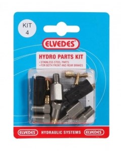 Велосипедный набор для гидролинии M8 M6 Kit 4 для переднего и заднего тормозов для Avid 2011015 Elvedes