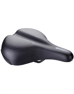 Седло велосипедное 2019 saddle ComfortPlus relaxed saddle memory foam Boron rails 210 x 270mm черный Bbb