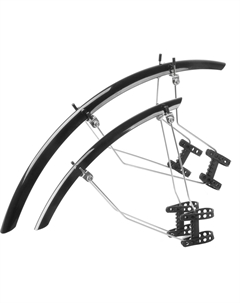 Крылья шоссе/укороченные/быстросъемные, 28"х33мм, черные 5-385061 M-wave