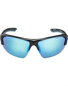 Очки велосипедные Lyron HR солнцезащитные Black Matt Blue Blue Mirror 2021 A8632381 Alpina