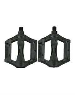 Педали велосипедные FP-836, пластик, размер 111х96мм, стальная ось 9/16", вес 374 гр, черный, FP-836 Feimin