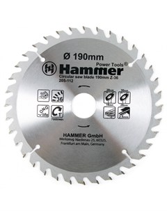 Пильный диск по дереву Hammer