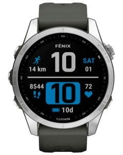 Спортивные часы Fenix 7S Silver с серым ремешком 010 02539 01 Garmin