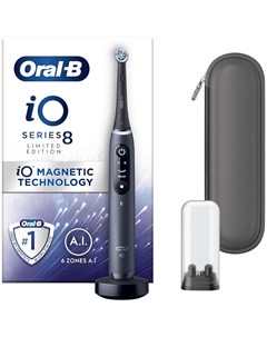 Электрическая зубная щетка Oral B iO Series 8 Limited Edition Onyx черный Braun