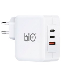 Сетевое зарядное устройство GaN USB A USB C белый BXP GAN PD A2C 100W Bion