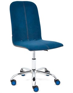 Кресло RIO флок кож зам синий металлик 32 36 14189 Tetchair