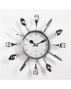 Часы Вилки ложки поварешки 5х26х26 см Сима-ленд