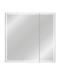 Зеркало шкаф Квартет 80х80 с подсветкой Style line